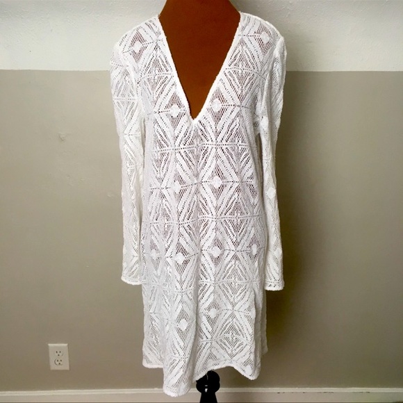 Milly Other - NWOT Milly Cabana White Swimsuit Cover Up